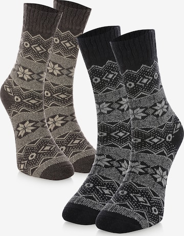 Crea Socks Sukat 'Winter' värissä monivärinen: etupuoli