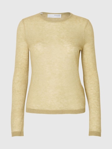 SELECTED Sweater in Yellow: front