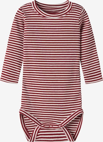 Tutina / body per bambino 'NBNDab' di NAME IT in rosso: frontale