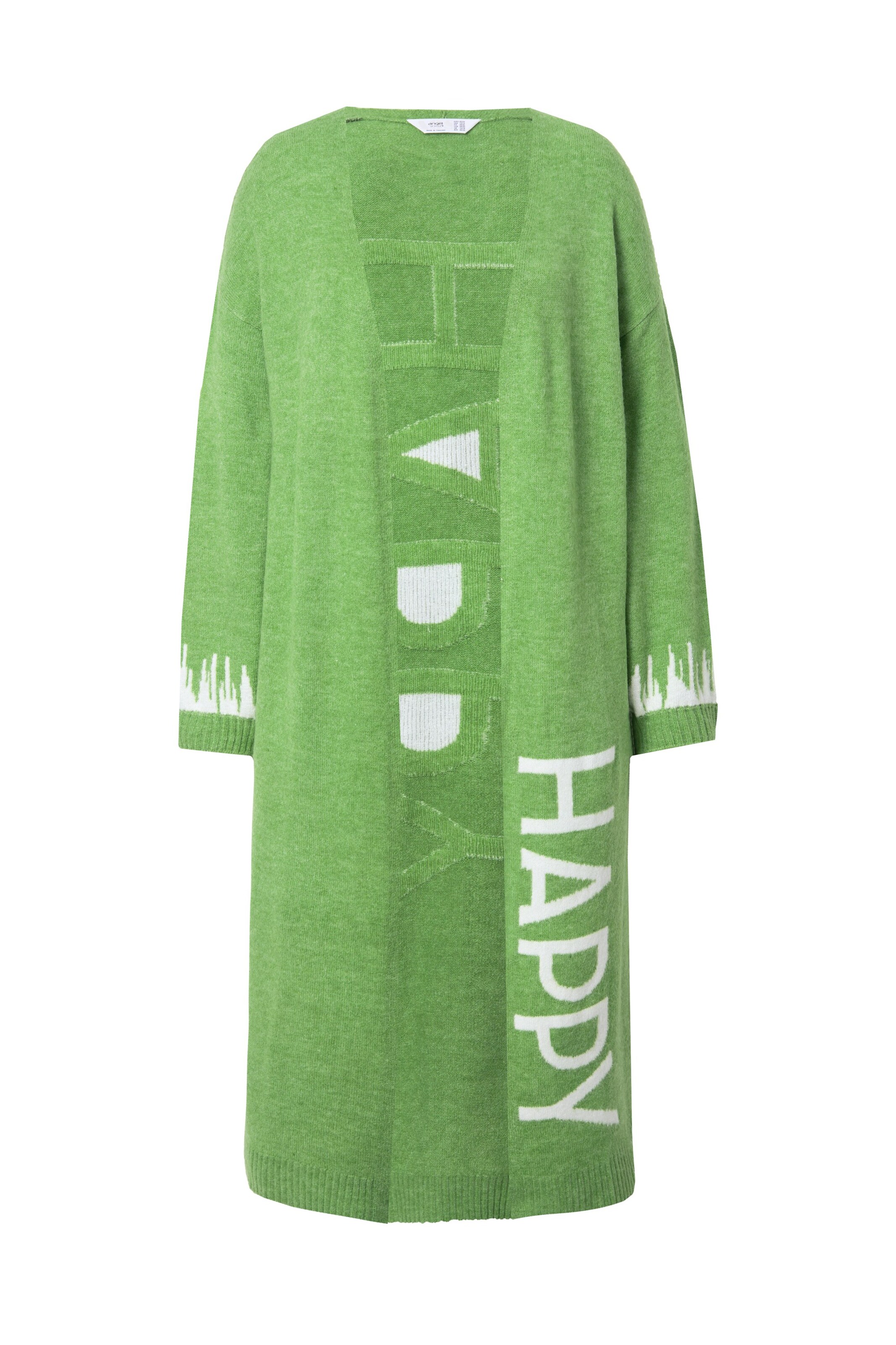 Angel of Style Strickjacke in Grün: Vorderseite