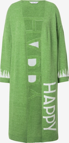 Angel of Style Knit cardigan in Green: front