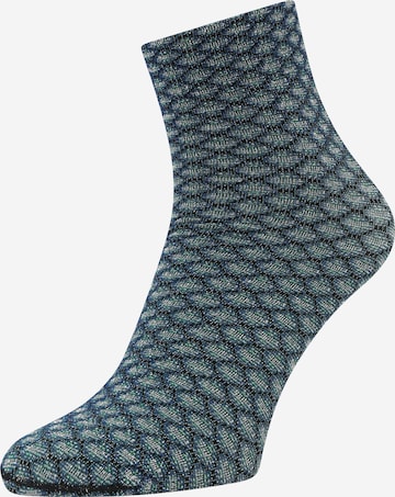 FALKE Ponožky 'Gleaming Hive' – modrá: přední strana