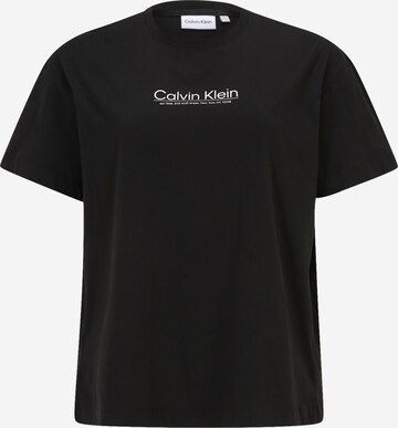 Calvin Klein Curve Shirt in Black: front