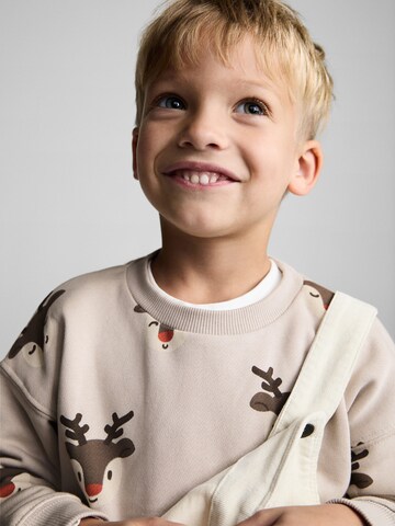 MANGO KIDS Sweatshirt 'RENOAOP' in Beige