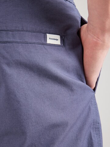 KnowledgeCotton Apparel regular Bukser i blå