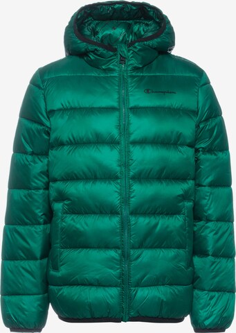 Champion Authentic Athletic Apparel Between-Season Jacket 'Legacy' in Green: front