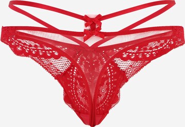 Hunkemöller - Tanga 'Oceana' em vermelho