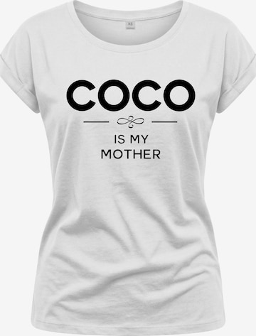 MAKAYA Shirt 'Cocois my Mother' in White: front