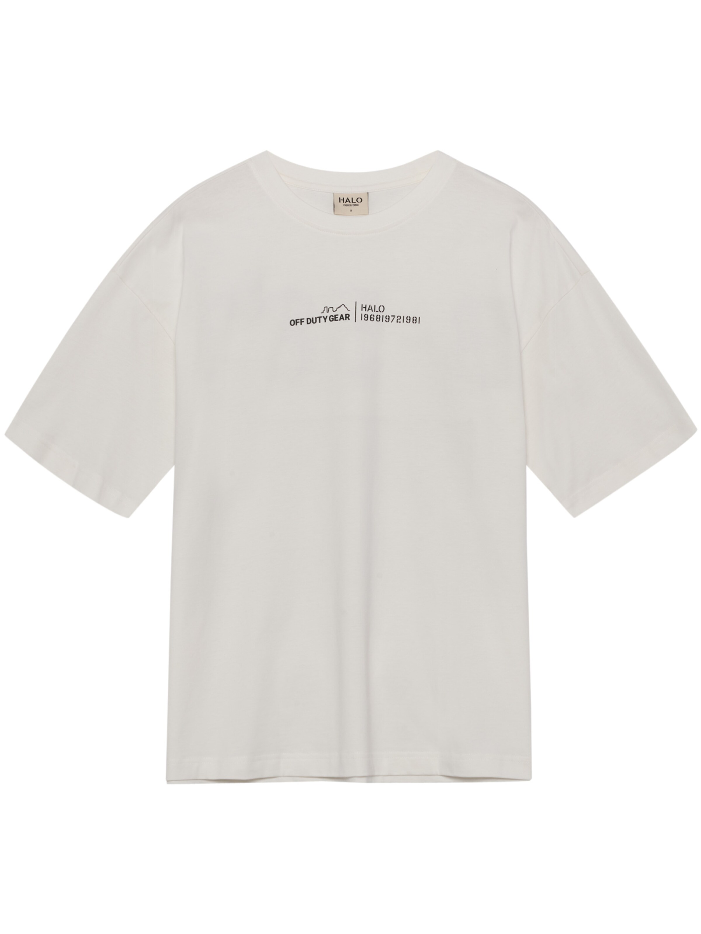 HALO T-Shirt in Weiß: Vorderseite