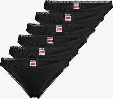 CON-TA Panty 'Modal' in Black: front