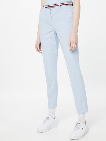 TOMMY HILFIGER Chino Pants 'Hailey' in Blue: front
