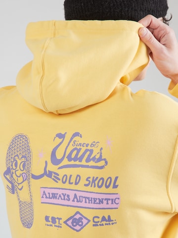 VANS Sweatshirt 'WAFFLE' in Yellow