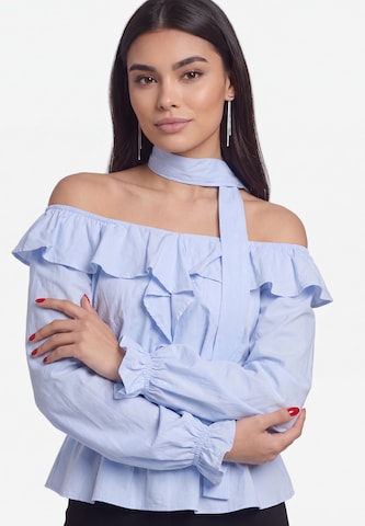 faina - Blusa en azul