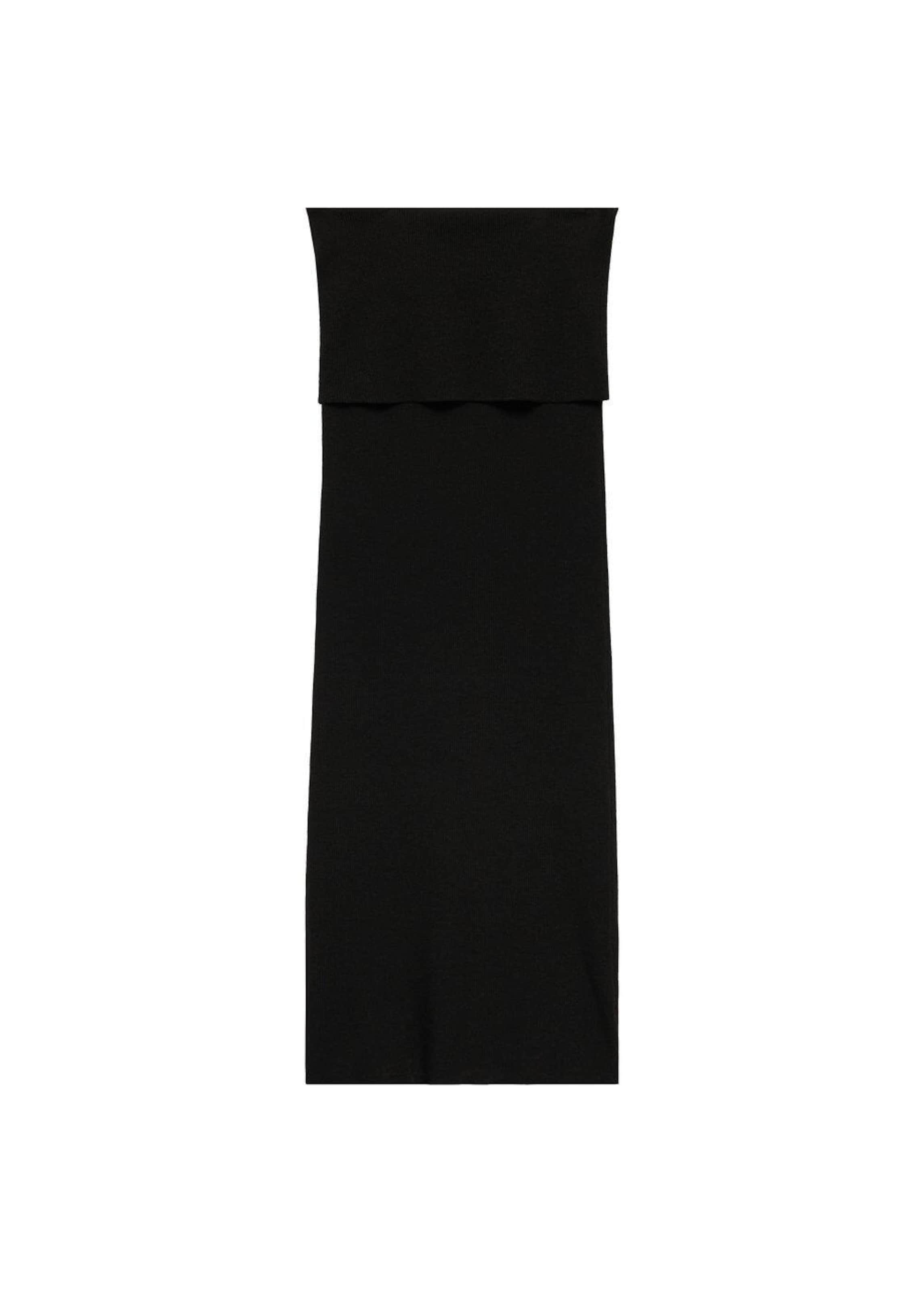 Fustă 'Petroli' de la MANGO pe negru: față