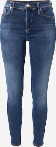 True Religion Skinny Jeans in Blauw: voorkant