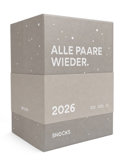 SNOCKS Socken Adventskalender in 35-38 in mischfarben, Produktansicht