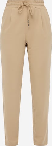 QS Regular Plissert bukse i beige: forside