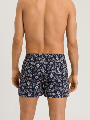 Hanro Boxershorts ' Fancy Woven ' in Blauw