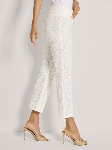 évasé Pantalon MADELEINE en blanc