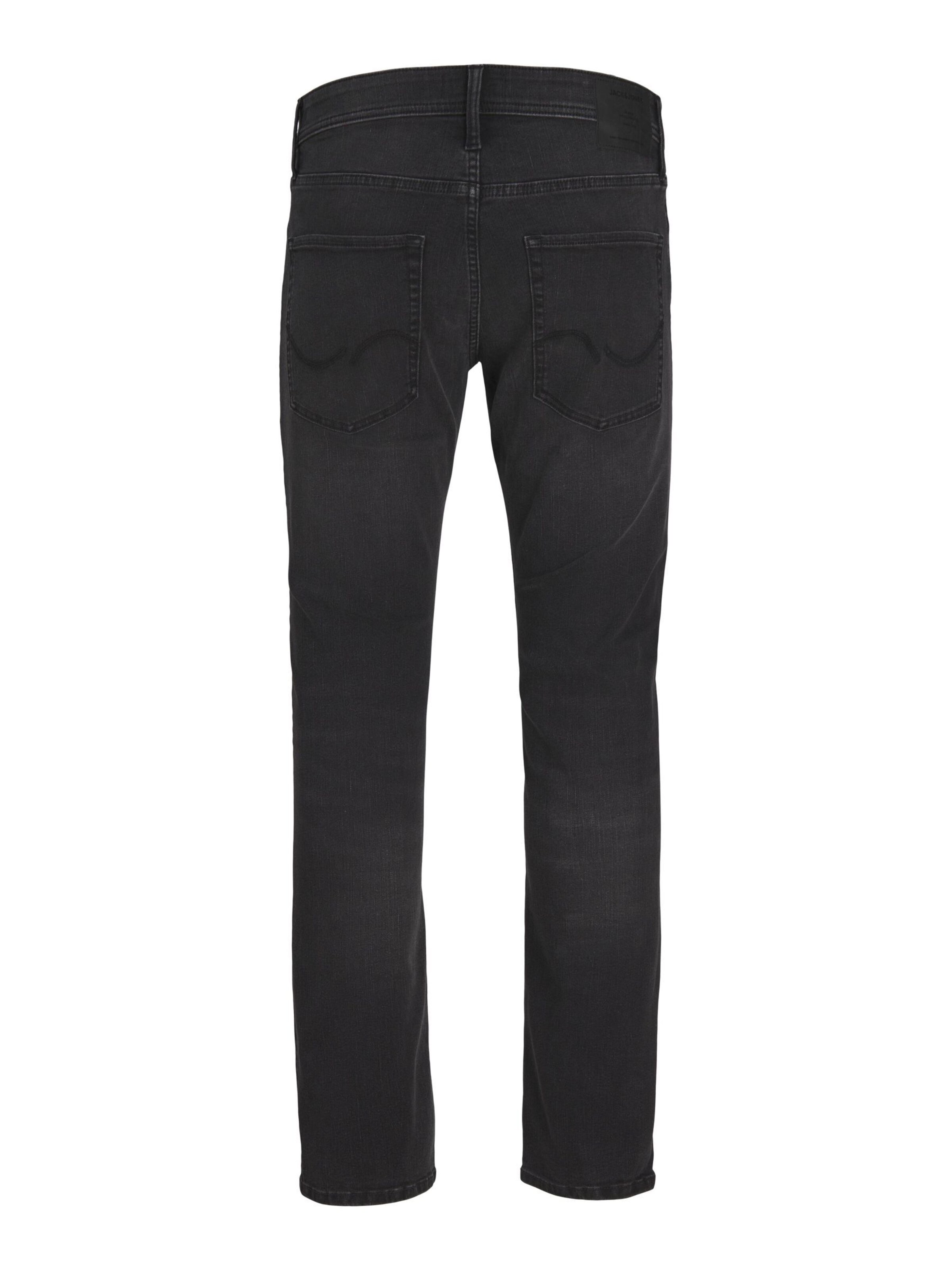 Jack & Jones Plus Slimfit Jeansy 'JJIGLENN JJORIGINAL' w kolorze czarny