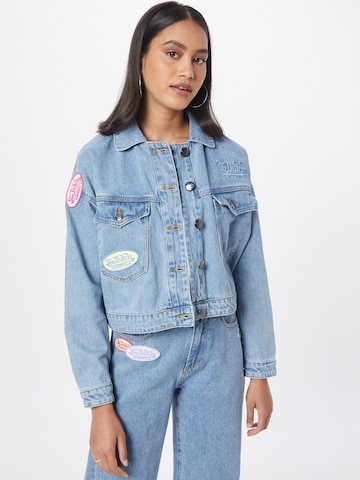 Von Dutch Originals Tussenjas 'NIMA' in Blauw: voorkant