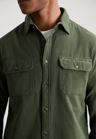 Dstrezzed Regular fit Button Up Shirt 'Samson' in Green