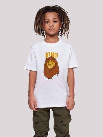 F4NT4STIC Shirt 'Disney Mufasa King' in Wit: voorkant