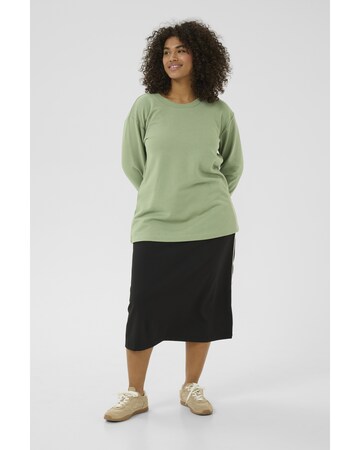 Sweat-shirt 'Zelia' KAFFE CURVE en vert
