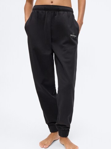 Calvin Klein Underwear Tapered Παντελόνι σε μαύρο