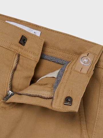 NAME IT Regular Pants 'Silas' in Brown