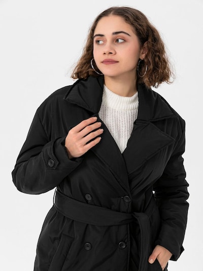 Daniel Hills Between-Seasons Coat in Black, Item view