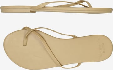 Abercrombie & Fitch Sandalen 38 in Beige: Vorderseite