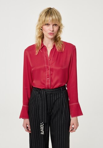 Fabienne Chapot Blouse in Rood: voorkant