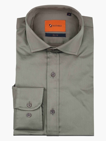 Chemise Suitable en gris : devant