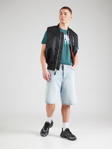 ALPHA INDUSTRIES - Camiseta en verde