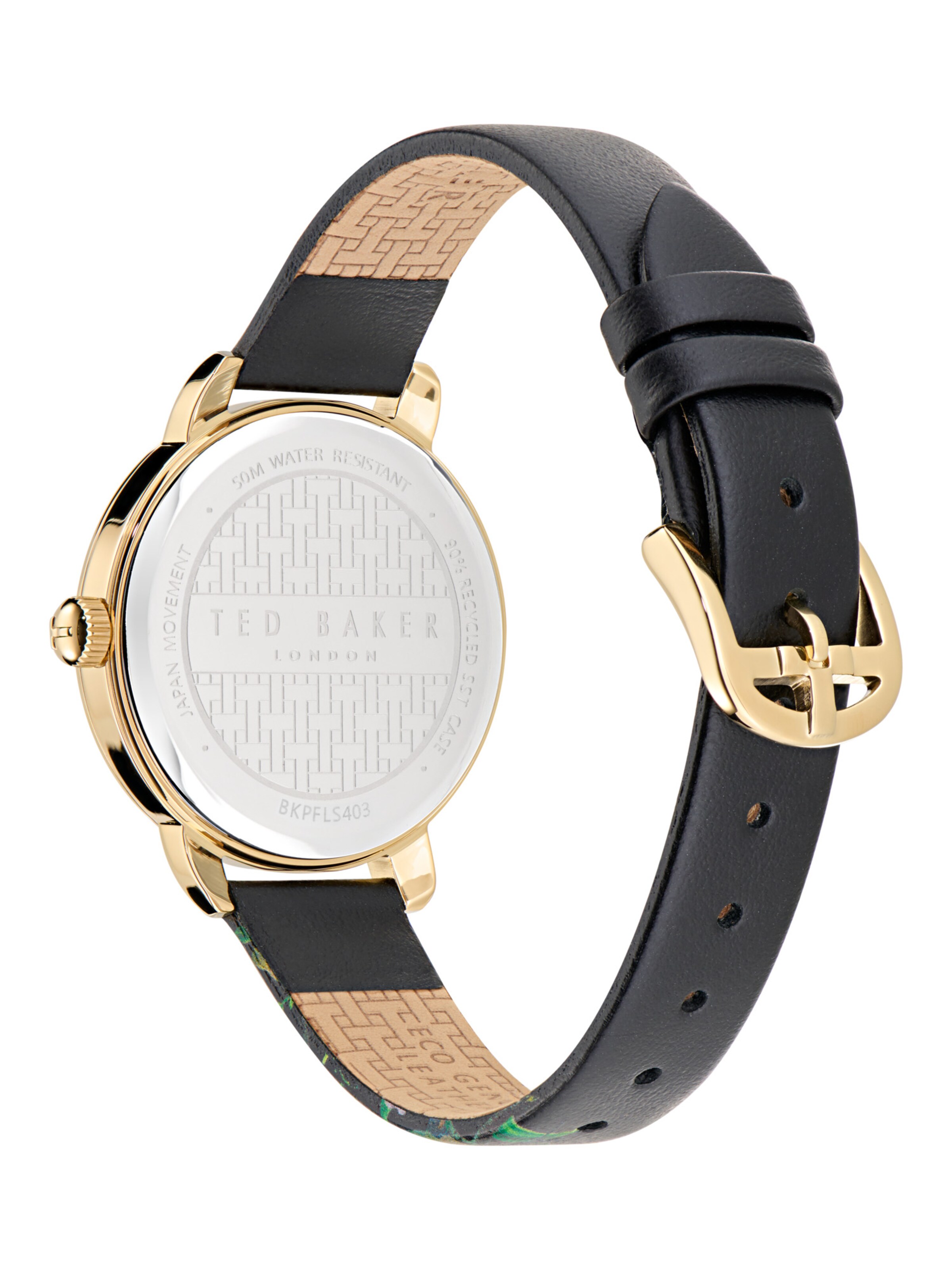 Ted Baker Uhr 'Fleure Fashion' in Schwarz