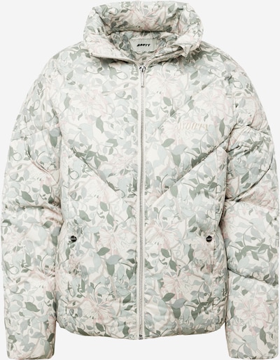 MOUTY Zimní bunda - krémová / nefritová / pastelově zelená / růžová, Produkt