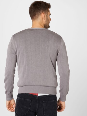 ABOUT YOU Knit cardigan 'Danny' in Grey