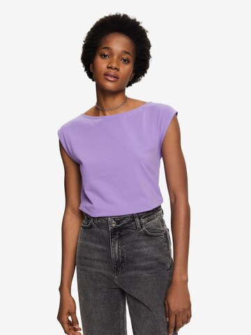 ESPRIT - Camiseta en lila: frente