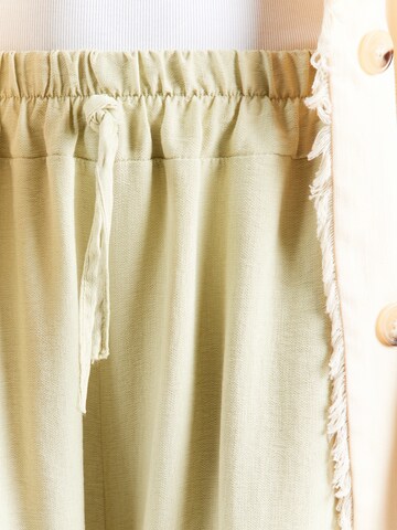 Hailys Wide leg Παντελόνι 'Mo44na' σε πράσινο