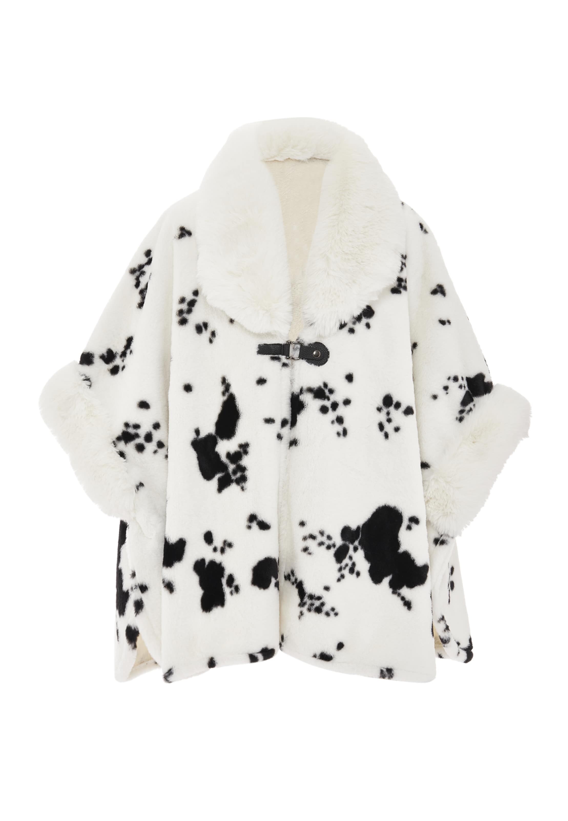 FRAULLY Cape in White: front