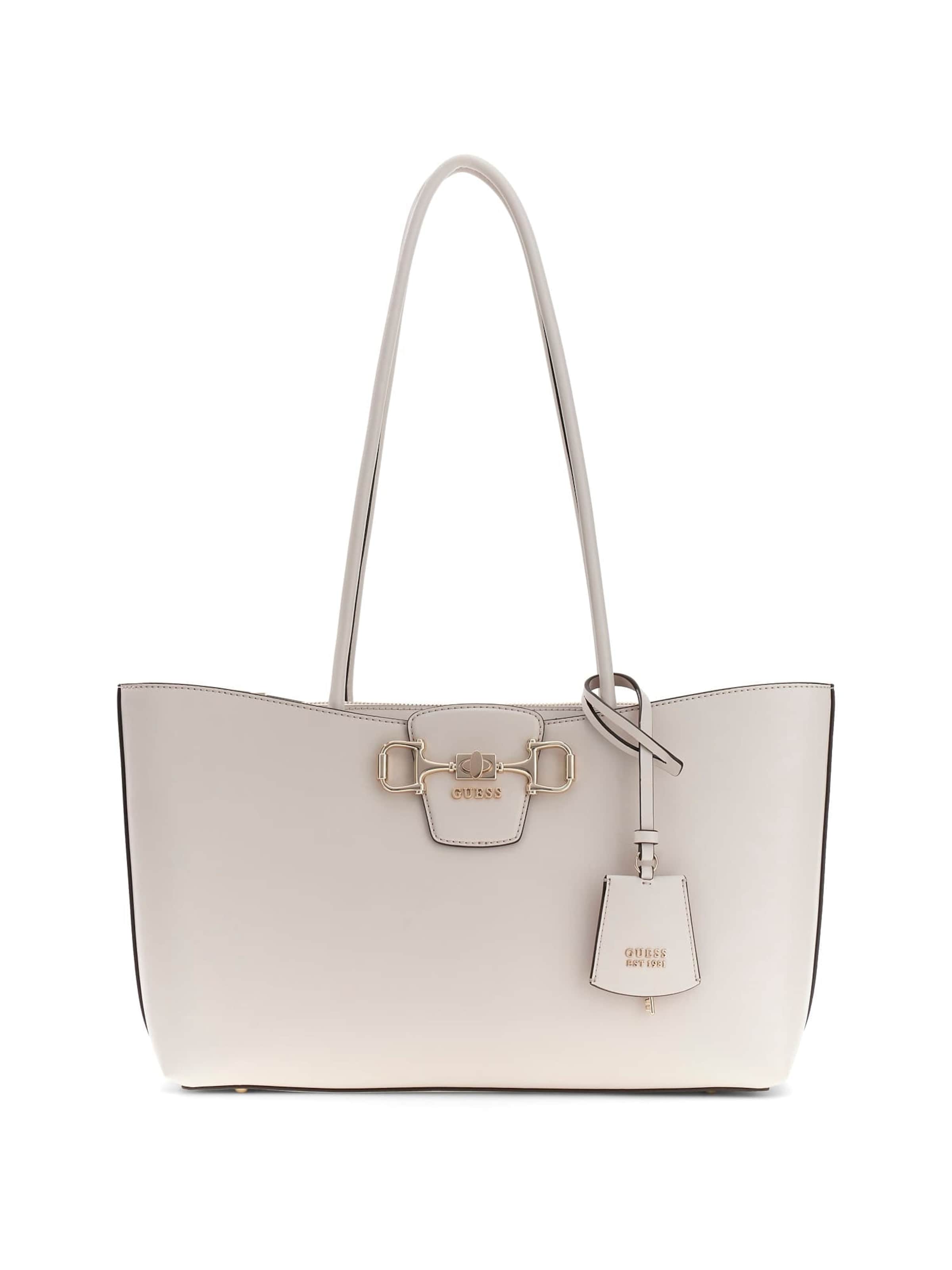 GUESS Shoulder bag 'Janie' in White: front