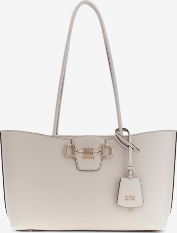 GUESS Shoulder Bag 'Janie' in White: front