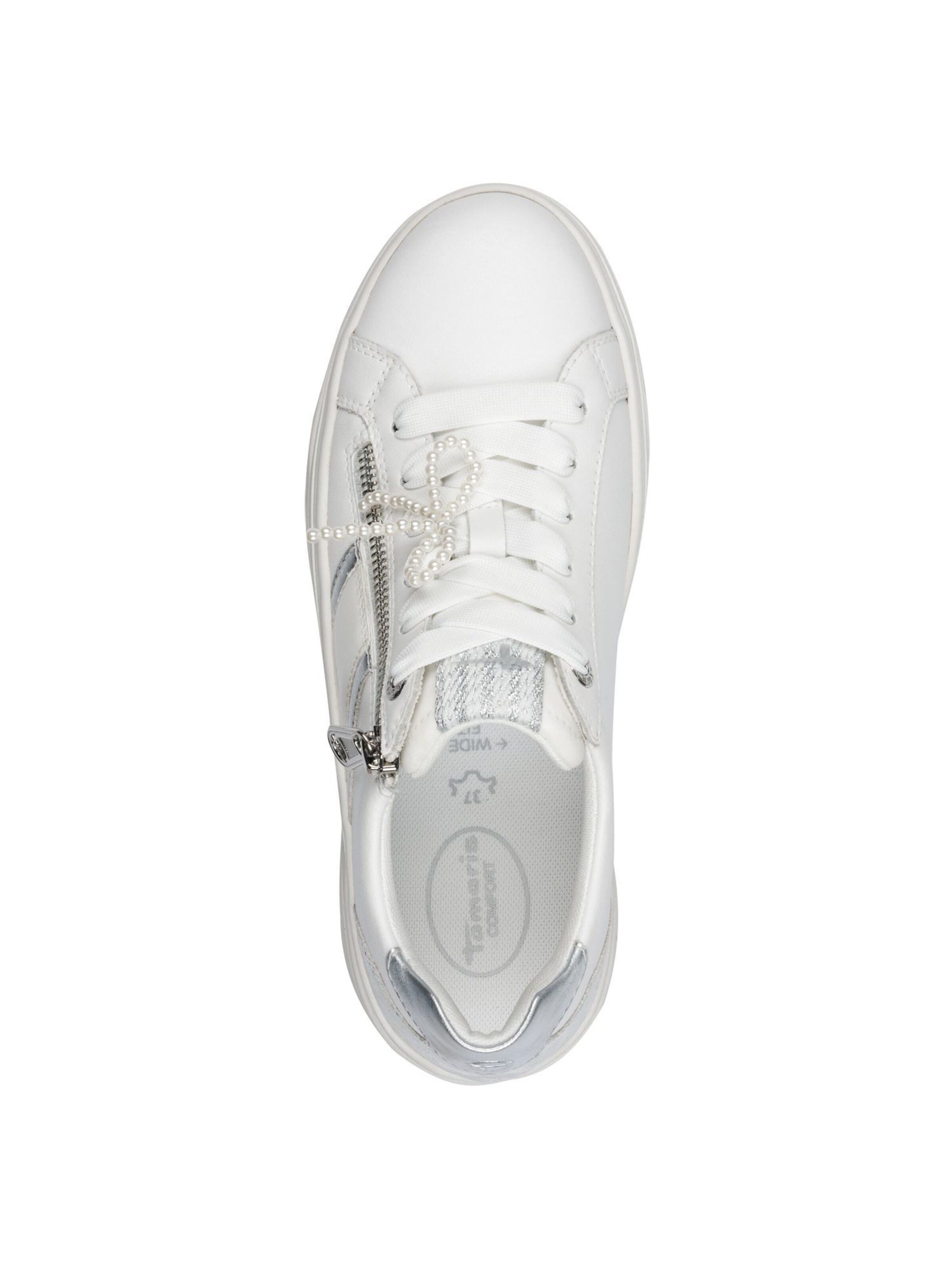 Tamaris Platform trainers in White
