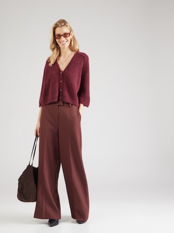 MOS MOSH Strickjacke 'MMThora Lizet' in Rot