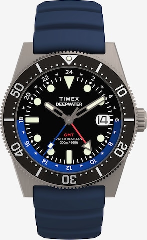 Montre à affichage analogique 'Deepwater Reef 200' TIMEX en bleu : devant