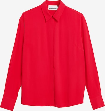 ARMEDANGELS Bluse SAANA in Rot: Vorderseite