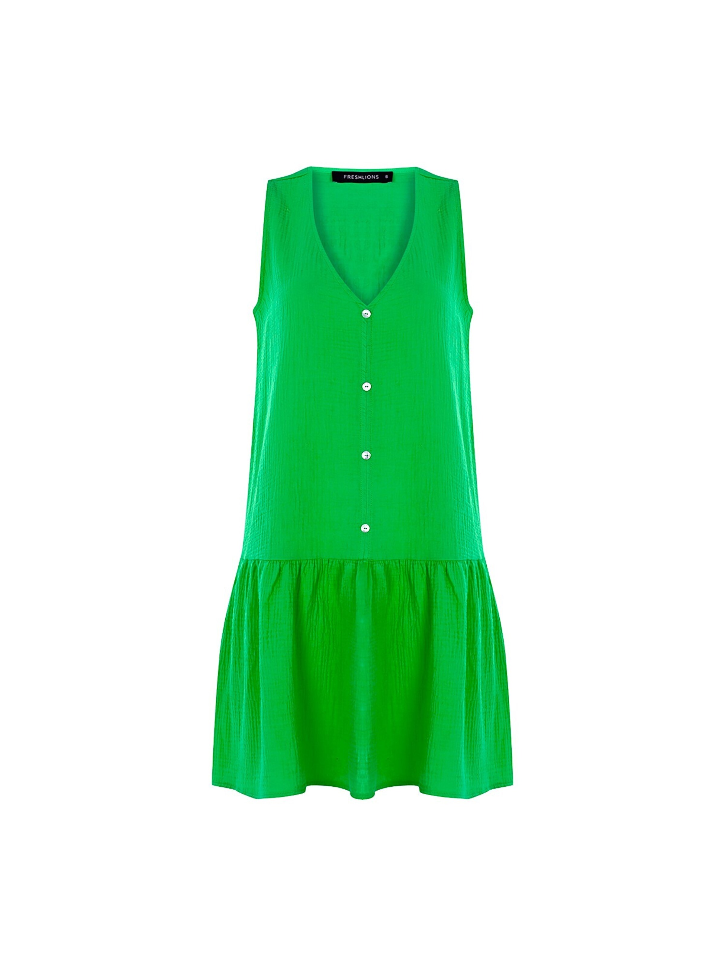 FRESHLIONS Kleid 'Penelope' in Grün: Vorderseite