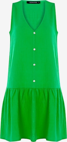 FRESHLIONS Kleid 'Penelope' in Grün: Vorderseite
