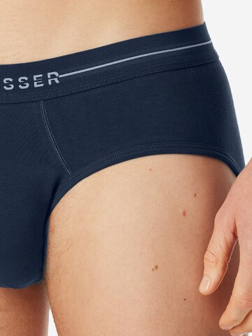 SCHIESSER Slip 'Cotton Flex' in Blue